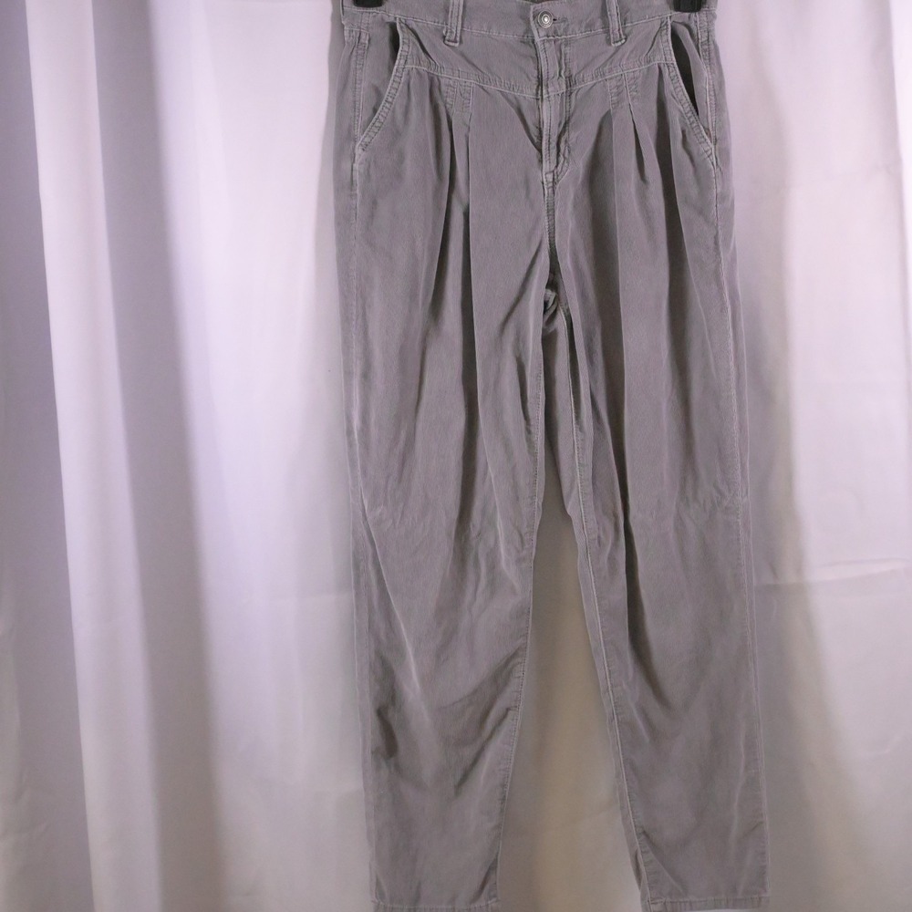 American Eagle Women's Gray Corduroy Mom Jeans Size 4 29x27